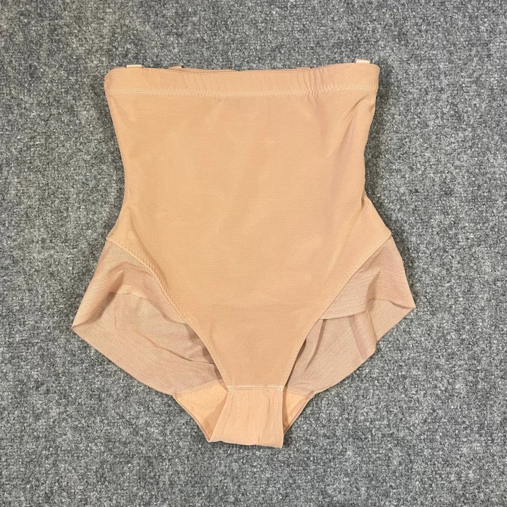 Honeylove Super Power Girdle Beige Nude Small High Rise Compression Shapewear